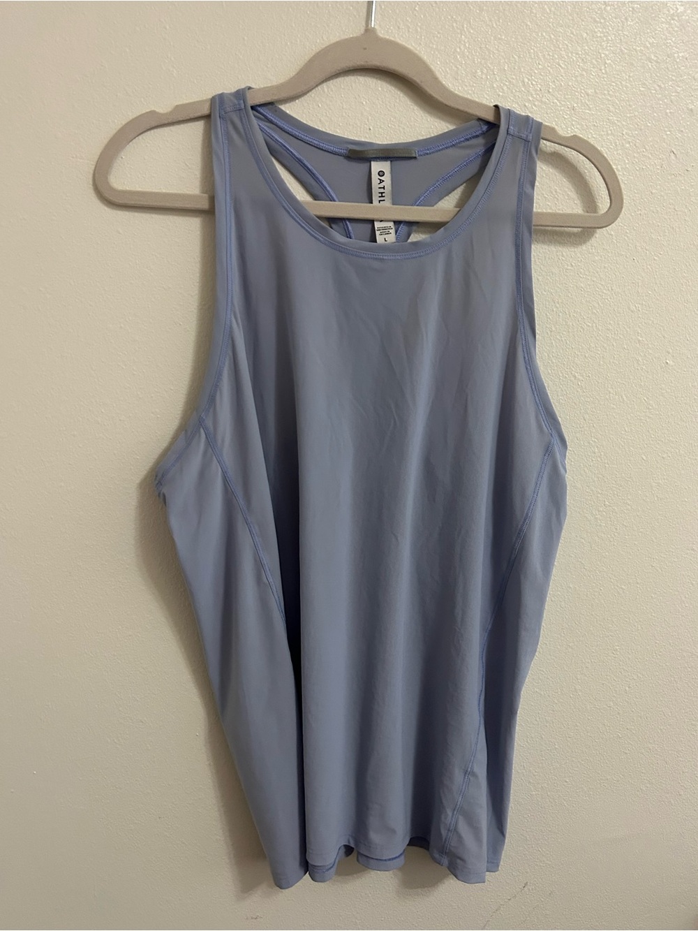 Athleta periwinkle racer back athletic tank top